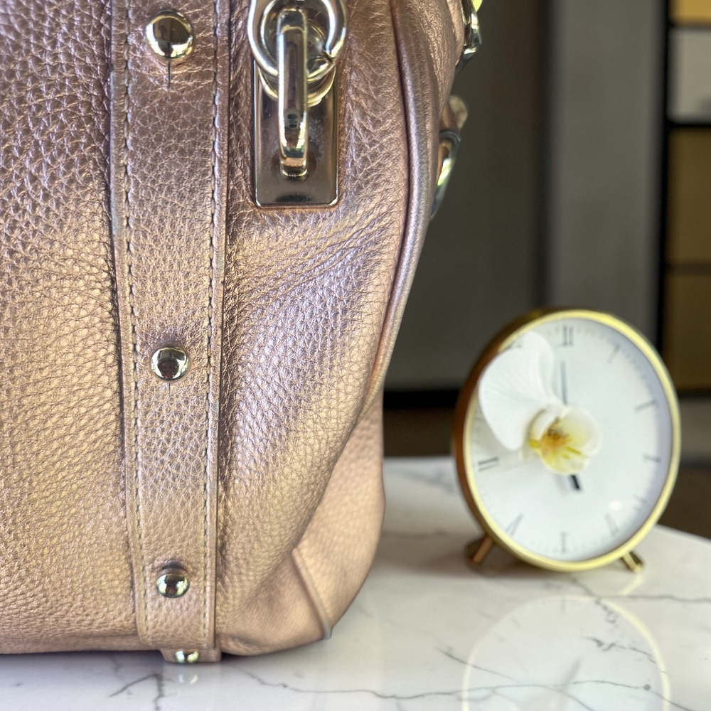 Rebecca Minkoff Gold Cupid Satchel - Picture 9 of 16